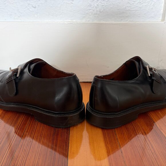 Allen Edmonds Norwich leather single monks, 11 E